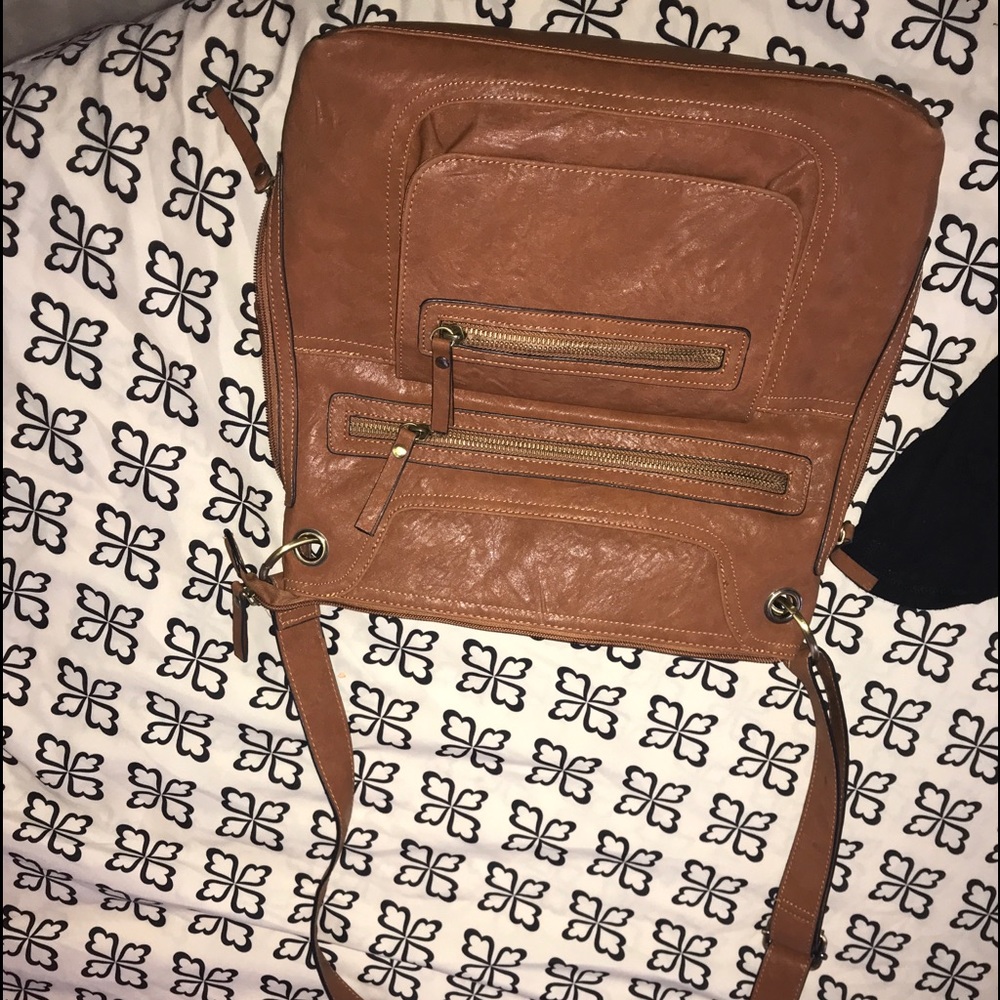 Cute leather side satchel